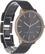 Nine West Women's Mesh Bracelet Watch - Image 3